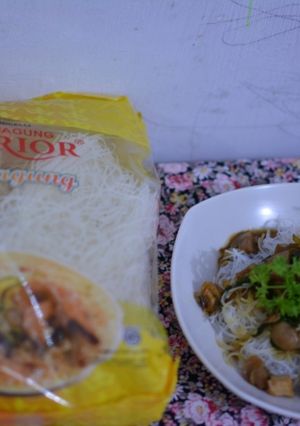 Foto resep Bihun Ayam Jamur