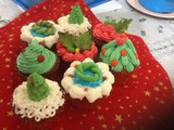 Christmas (pre) cupcake