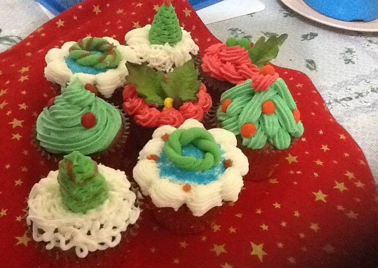 Christmas (pre) cupcake