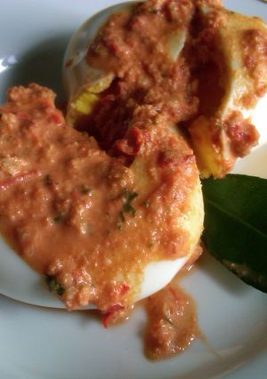 Foto resep Telur penyet sambal kemiri - Jawa Timur