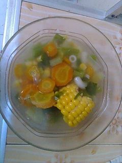 Foto resep Sop Macaroni Jagung Wortel