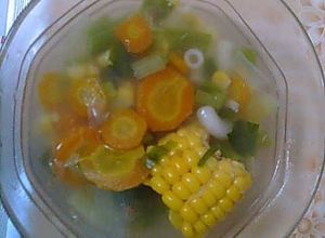 Foto resep Sop Macaroni Jagung Wortel
