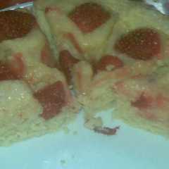 A picture of Salt-Kissed Strawberry Cake.