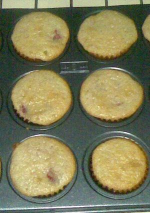 Foto resep White Chocolate Strawberry Muffin