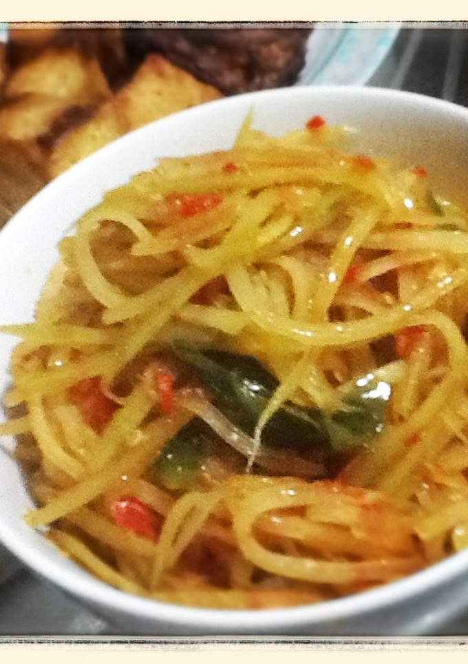 Foto resep oseng pepaya muda