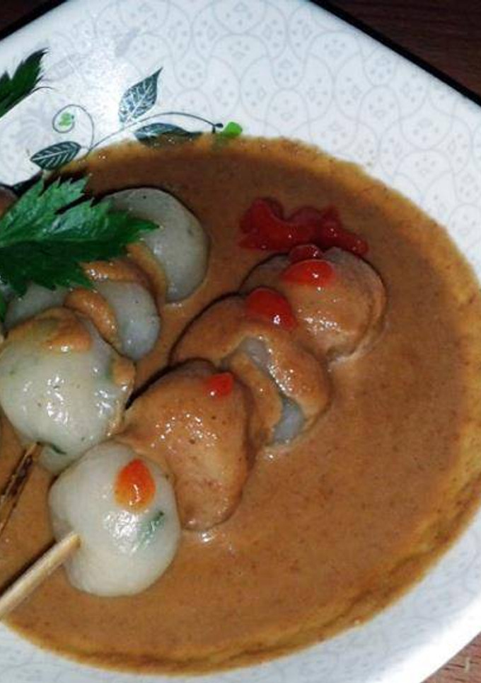 Foto resep Cilok bumbu kacang sederhana
