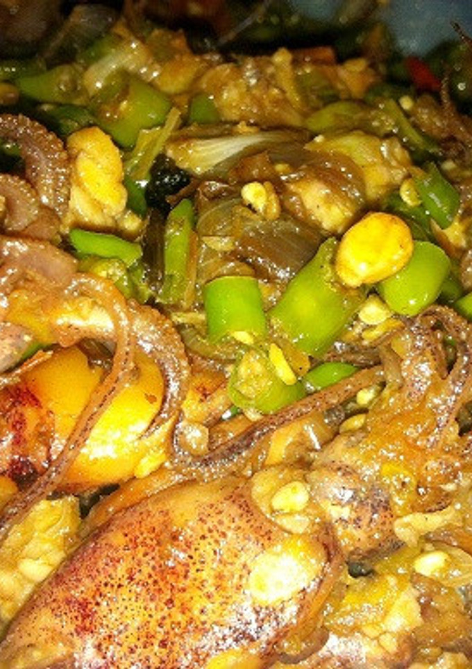 Foto resep Krecek Dabu-badu Cumi Asin