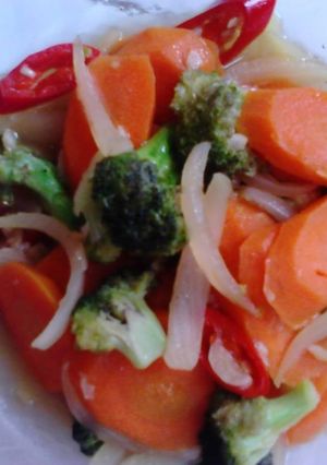 Foto resep Brokoli Wortel Saus Tiram
