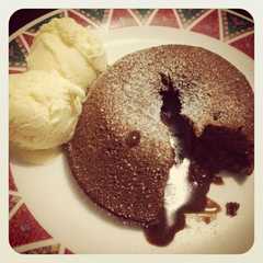 A picture of Molten Chocolate Cake.
