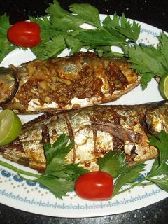 Foto resep Baked Whole Fish in Garlic-Chili Sauce