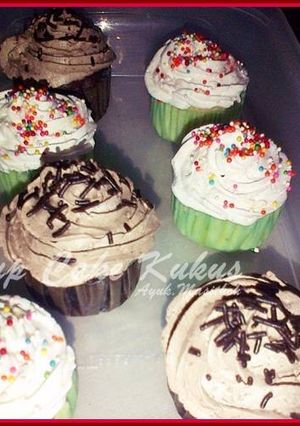 Foto resep Cup Cake Kukus (Coklat)