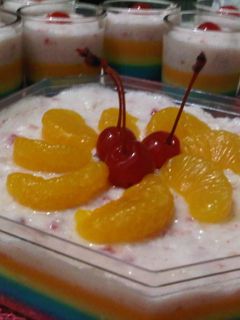 Foto resep Rainbow Pudding