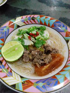 Foto resep Vietnamese Spicy Beef Rice Vermicelli (Bun Bo Hue)
