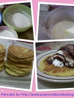 Foto resep Buttermilk Pancake with Ice Cream