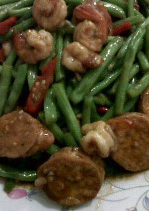 Foto resep Tumis Buncis Udang Saus Tiram