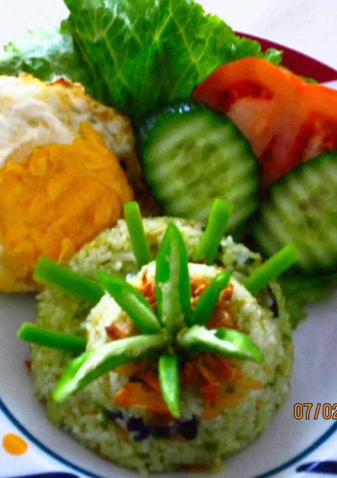 Foto resep Nasi Goreng Hijau