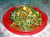 Oseng Tempe Kacang Panjang bumbu Saos Tiram