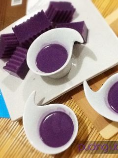 Foto resep puding santan ubi ungu