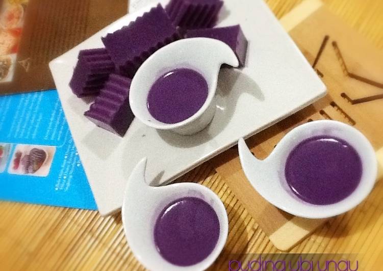  Resep  puding  santan ubi  ungu oleh Inggried Dwi Wedhaswary 