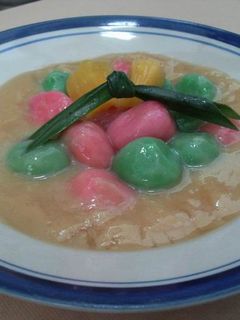 Foto resep Bubur Susu Kedelai Bola-Bola Ketan