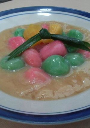 Foto resep Bubur Susu Kedelai Bola-Bola Ketan