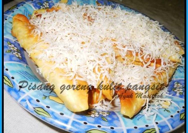 Pisang Goreng Kulit Pangsit (Keju)