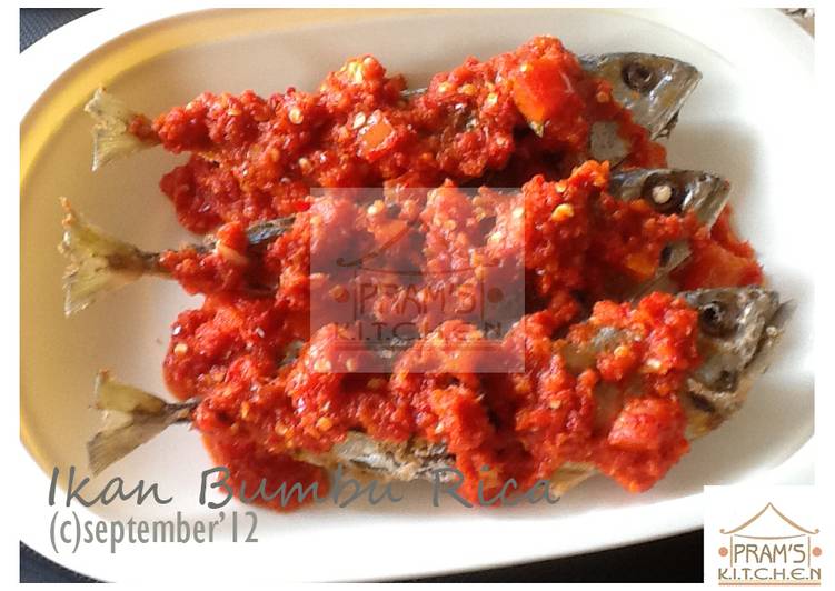 Bahan-bahan Ikan Rica-Rica yang enak dan Mudah Dibuat