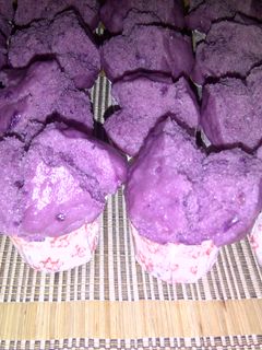 Foto resep Bolu kukus ubi ungu mekar