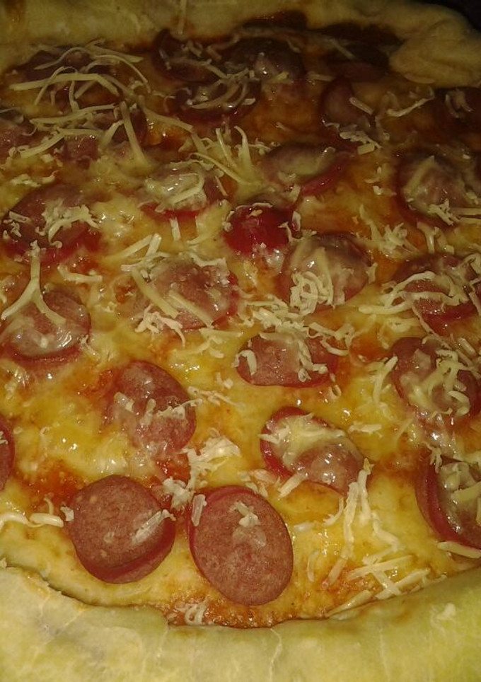 Foto resep pizza alakadarnya
