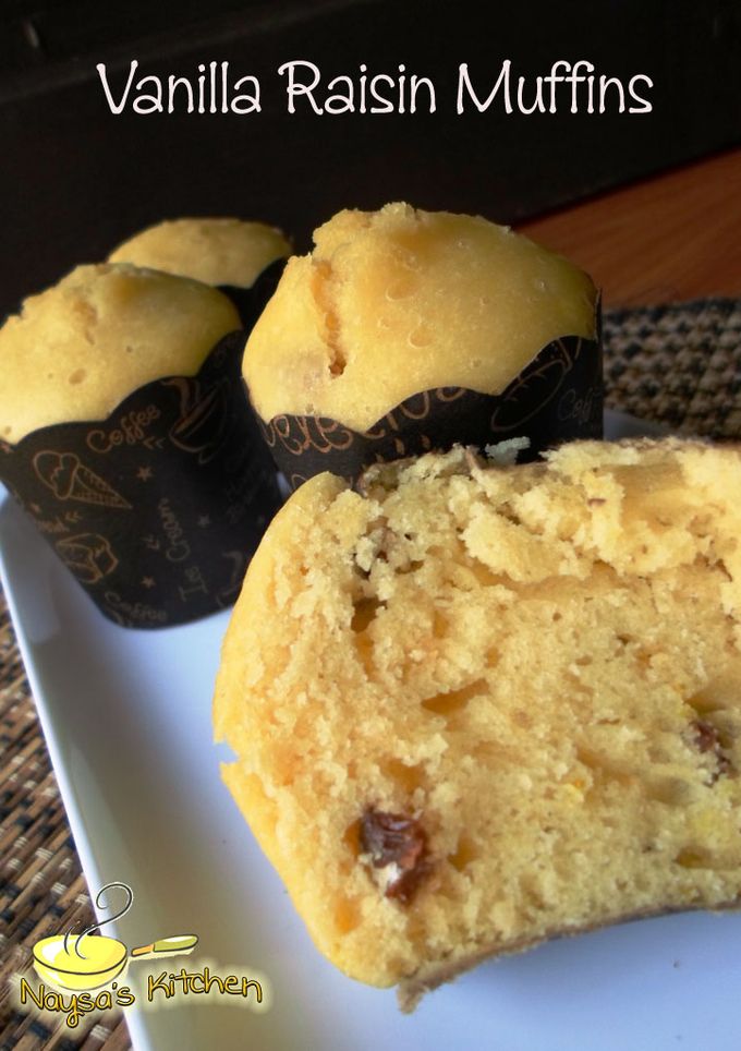 Foto resep Vanilla Raisin Muffins