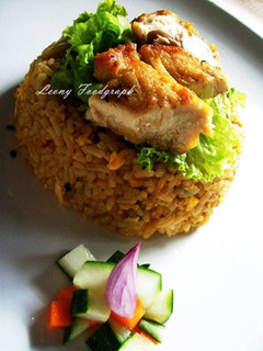 Foto resep SPICY FRIED RICE AND CHICKEN