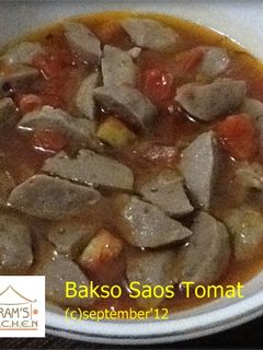 Foto resep Bakso Saos Tomat