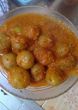 Foto resep Kentang balado petai