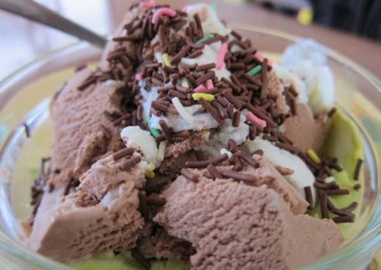 Langkah Mudah untuk Menyiapkan Triple Choco Avocado Ice Cream Anti Gagal