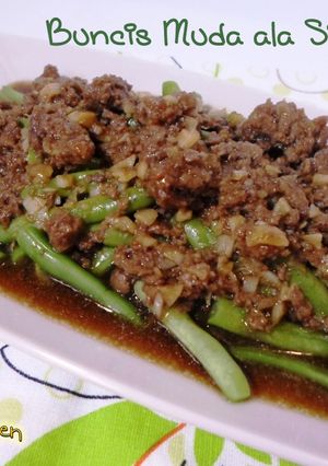 Foto resep Buncis muda ala Singapore