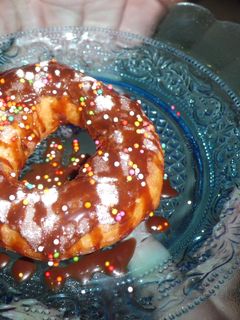 Foto resep donat coklat