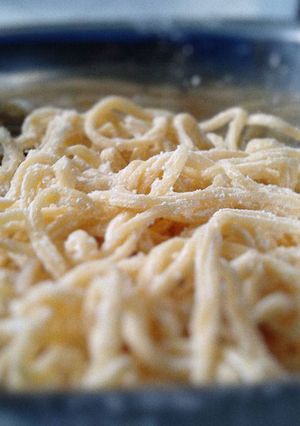 Foto resep Mie segar tanpa-telur
