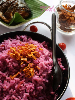 Foto resep Nasi Uduk Ungu