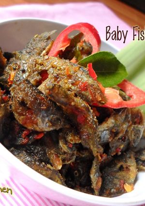 Foto resep Baby Fish in Balado