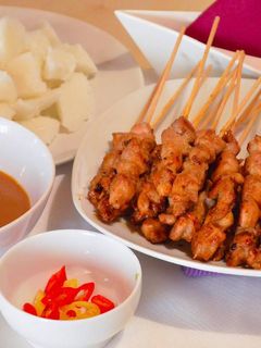 Foto resep Sate Ayam Saus Kacang