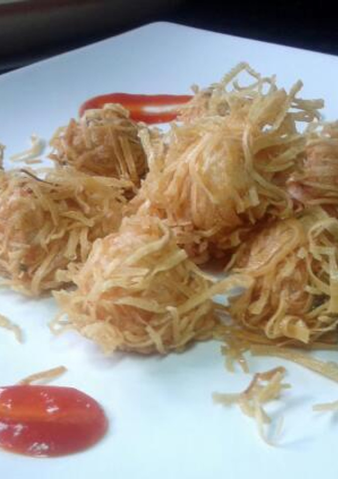 Foto resep Bola Udang Ayam Keriting