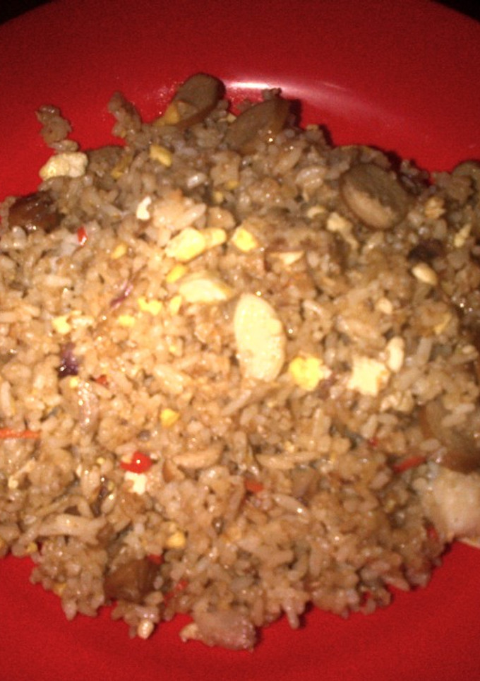 Foto resep Nasi goreng sosis