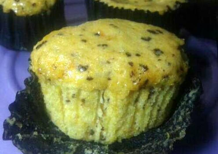 Cara Gampang memasak Chiffon Labu Kuning Bintik Coklat yang nikmat
