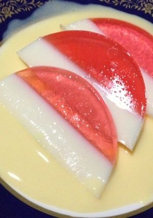 Foto resep Puding Merah Putih