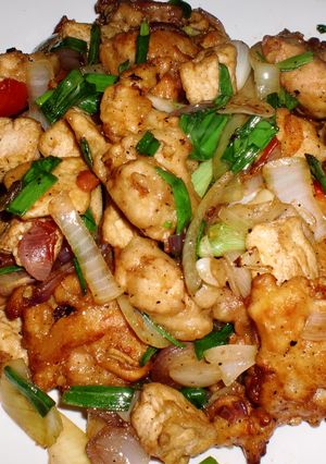 Foto resep Oseng ayam fantasi