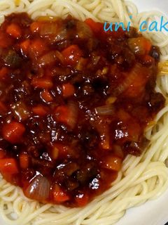 Foto resep Spaghetti Saus Wortel
