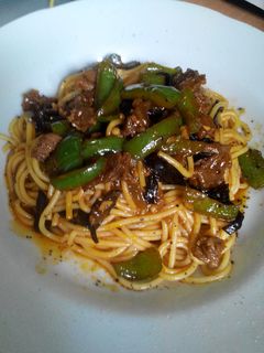 Foto resep Spaghetti Sapi Lada Hitam