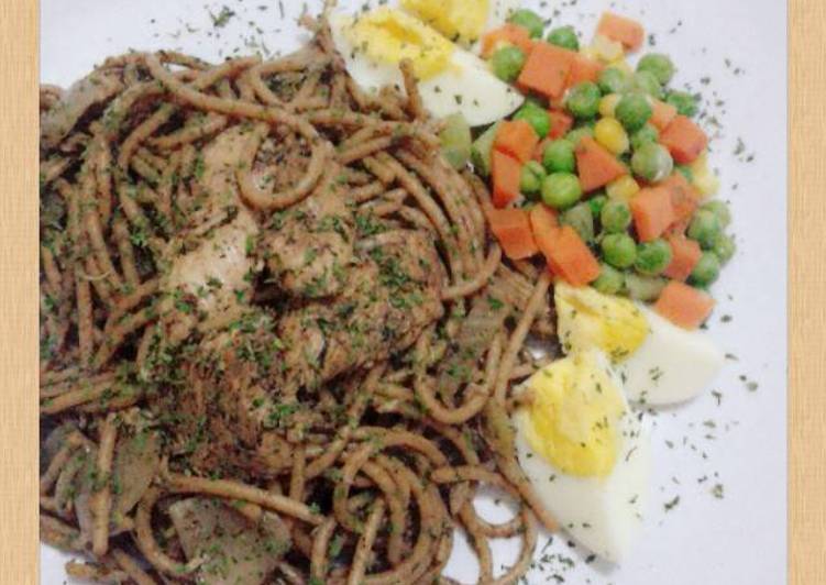 Bagaimana Membuat Blackpepper Wholewheat Spaghetti, Bisa Manjain Lidah