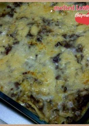 Foto resep melted lasagna #PestaPasta