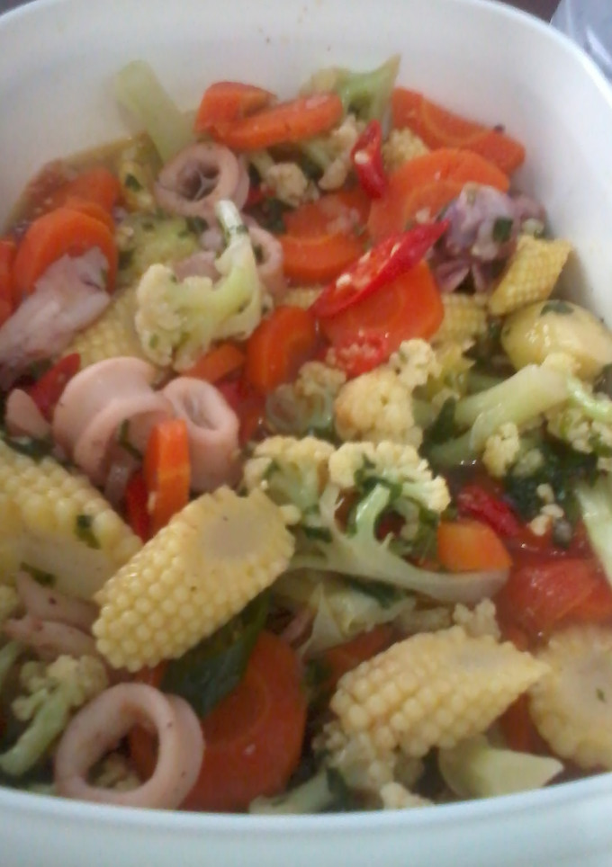 Foto resep capcai seafood